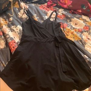 Black Wrap Romper